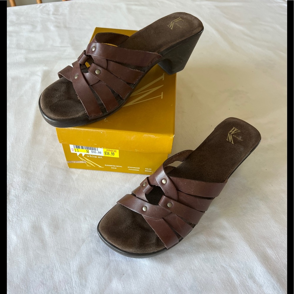 White Mountain sandals, size 11
